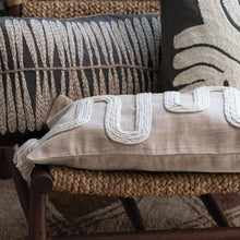 Load image into Gallery viewer, Cotton &amp; Jute Lumbar Pillow

