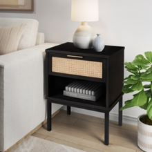 Load image into Gallery viewer, Caine KD Rattan Nightstand, set of 2
