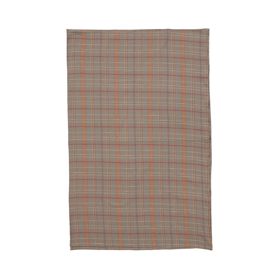 Woven Plaid Table Cloth