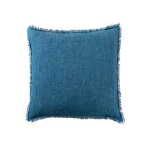 Load image into Gallery viewer, 20&quot; Square Stonewashed Linen Pillow
