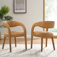 Load image into Gallery viewer, Pinnacle Vegan Leather Dining Chair
