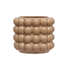 Load image into Gallery viewer, Stoneware Planter w/ Raised Dots
