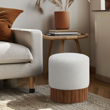 Load image into Gallery viewer, Veranda Boucle Ottoman
