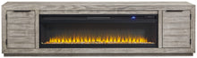 Load image into Gallery viewer, Naydell 92&quot; TV Stand with Electric Fireplace

