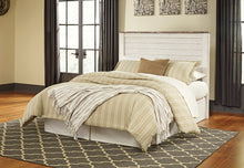 Load image into Gallery viewer, Willowton / Panel Headboard With Mirrored Dresser And 2 Nightstands
