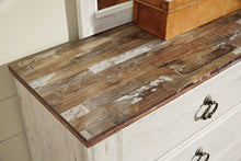 Load image into Gallery viewer, Willowton / Panel Headboard With Mirrored Dresser And 2 Nightstands
