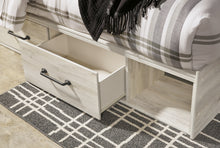 Load image into Gallery viewer, Cambeck  Panel Bed With 4 Storage Drawers With Mirrored Dresser And Chest
