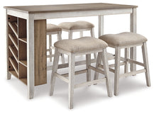Load image into Gallery viewer, Skempton Counter Height Dining Table and 4 Barstools
