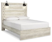 Load image into Gallery viewer, Cambeck  Panel Bed With Mirrored Dresser And Chest
