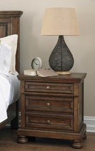 Load image into Gallery viewer, Flynnter  Panel Bed With 2 Storage Drawers With Mirrored Dresser, Chest And 2 Nightstands
