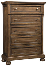 Load image into Gallery viewer, Flynnter  Panel Bed With 2 Storage Drawers With Mirrored Dresser, Chest And 2 Nightstands
