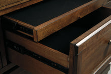 Load image into Gallery viewer, Flynnter  Panel Bed With 2 Storage Drawers With Mirrored Dresser, Chest And 2 Nightstands
