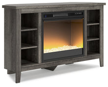 Load image into Gallery viewer, Arlenbry Corner TV Stand with Electric Fireplace

