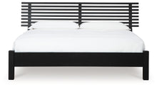 Load image into Gallery viewer, Danziar King Panel Bed with Mirrored Dresser and Chest
