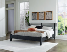 Load image into Gallery viewer, Danziar King Panel Bed with Mirrored Dresser and Chest

