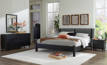 Load image into Gallery viewer, Danziar King Panel Bed with Mirrored Dresser and Chest
