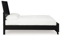 Load image into Gallery viewer, Danziar Queen Panel Bed with Mirrored Dresser
