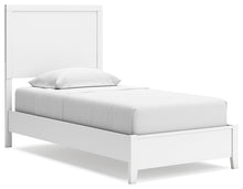 Load image into Gallery viewer, Binterglen Twin Panel Bed with Mirrored Dresser and Nightstand
