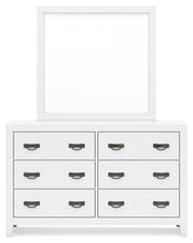 Load image into Gallery viewer, Binterglen Twin Panel Bed with Mirrored Dresser and Nightstand
