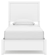 Load image into Gallery viewer, Binterglen Twin Panel Bed with Mirrored Dresser and Nightstand
