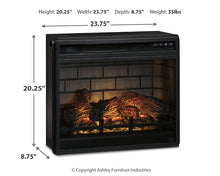 Load image into Gallery viewer, Willowton 4-Piece Entertainment Center with Electric Fireplace
