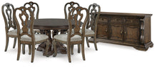 Load image into Gallery viewer, Maylee Dining Table and 6 Chairs with Storage
