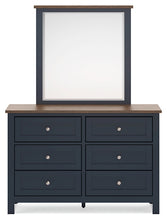 Load image into Gallery viewer, Landocken Full Panel Bed with Mirrored Dresser
