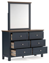 Load image into Gallery viewer, Landocken Full Panel Bed with Mirrored Dresser
