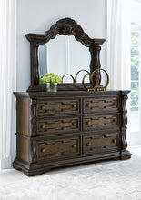 Load image into Gallery viewer, Maylee California King Upholstered Bed with Mirrored Dresser
