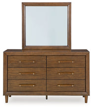 Load image into Gallery viewer, Lyncott California King Upholstered Bed with Mirrored Dresser and Nightstand
