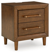 Load image into Gallery viewer, Lyncott California King Upholstered Bed with Mirrored Dresser and Nightstand
