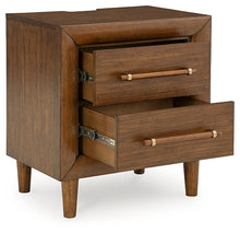Load image into Gallery viewer, Lyncott California King Upholstered Bed with Mirrored Dresser and Nightstand
