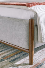 Load image into Gallery viewer, Lyncott California King Upholstered Bed with Mirrored Dresser and Nightstand
