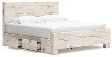 Load image into Gallery viewer, Lawroy King Panel Bed with Mirrored Dresser
