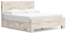 Load image into Gallery viewer, Lawroy King Panel Bed with Mirrored Dresser
