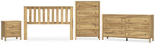 Load image into Gallery viewer, Bermacy Queen Panel Headboard with Dresser, Chest and Nightstand
