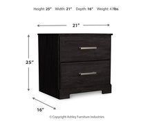 Load image into Gallery viewer, Belachime Full Panel Bed with 2 Nightstands
