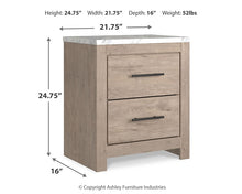 Load image into Gallery viewer, Senniberg Queen Panel Bed with Mirrored Dresser, Chest and Nightstand
