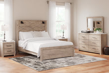 Load image into Gallery viewer, Senniberg Queen Panel Bed with Mirrored Dresser, Chest and Nightstand
