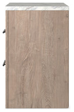 Load image into Gallery viewer, Senniberg Queen Panel Bed with Mirrored Dresser, Chest and Nightstand
