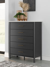 Load image into Gallery viewer, Cadmori Queen Upholstered Bed with Mirrored Dresser, Chest and 2 Nightstands
