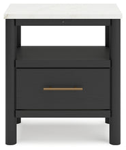 Load image into Gallery viewer, Cadmori King Upholstered Bed with Mirrored Dresser and 2 Nightstands
