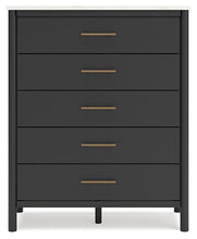 Load image into Gallery viewer, Cadmori Queen Upholstered Bed with Mirrored Dresser, Chest and Nightstand
