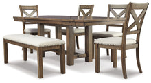 Load image into Gallery viewer, Moriville Dining Table and 4 Chairs and Bench

