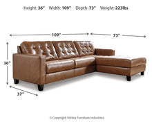 Load image into Gallery viewer, Baskove 2-Piece Sectional with Chaise
