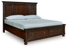 Load image into Gallery viewer, Porter California King Panel Storage Bed
