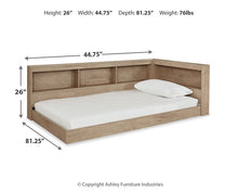 Load image into Gallery viewer, Oliah  Bookcase Storage Bed
