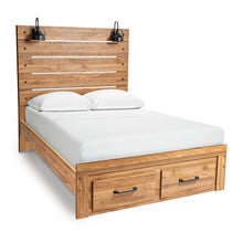 Load image into Gallery viewer, Pasklyn Queen Panel Storage Bed
