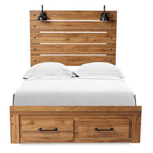 Load image into Gallery viewer, Pasklyn Queen Panel Storage Bed
