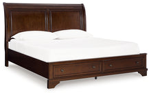 Load image into Gallery viewer, Trellington King Sleigh Storage Bed
